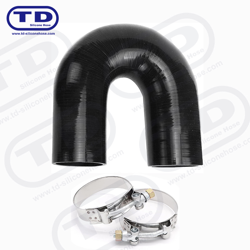 Manguera de codo de silicona de 180° (manguera en forma de U)