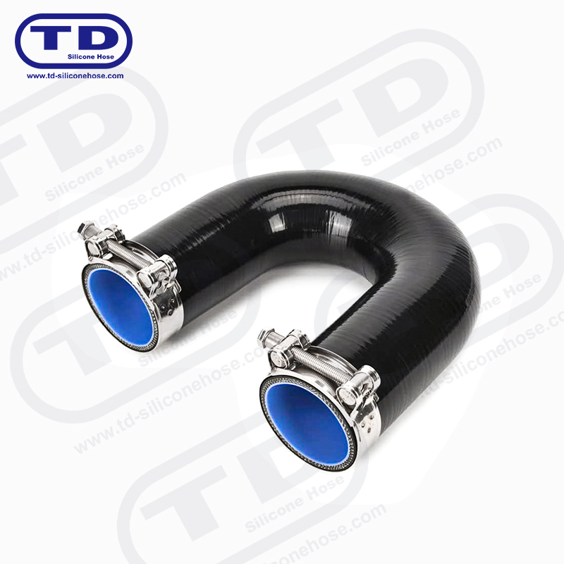 Manguera de codo de silicona de 180° (manguera en forma de U)