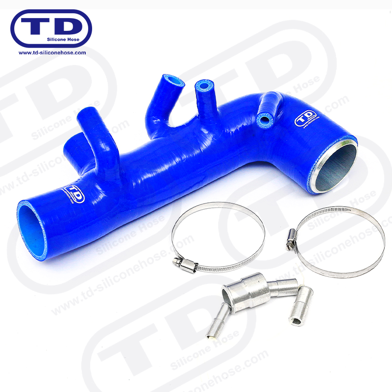 Accesorio de aluminio para manguera de silicona