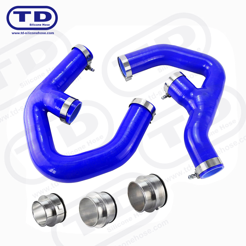 Accesorio de aluminio para manguera de silicona