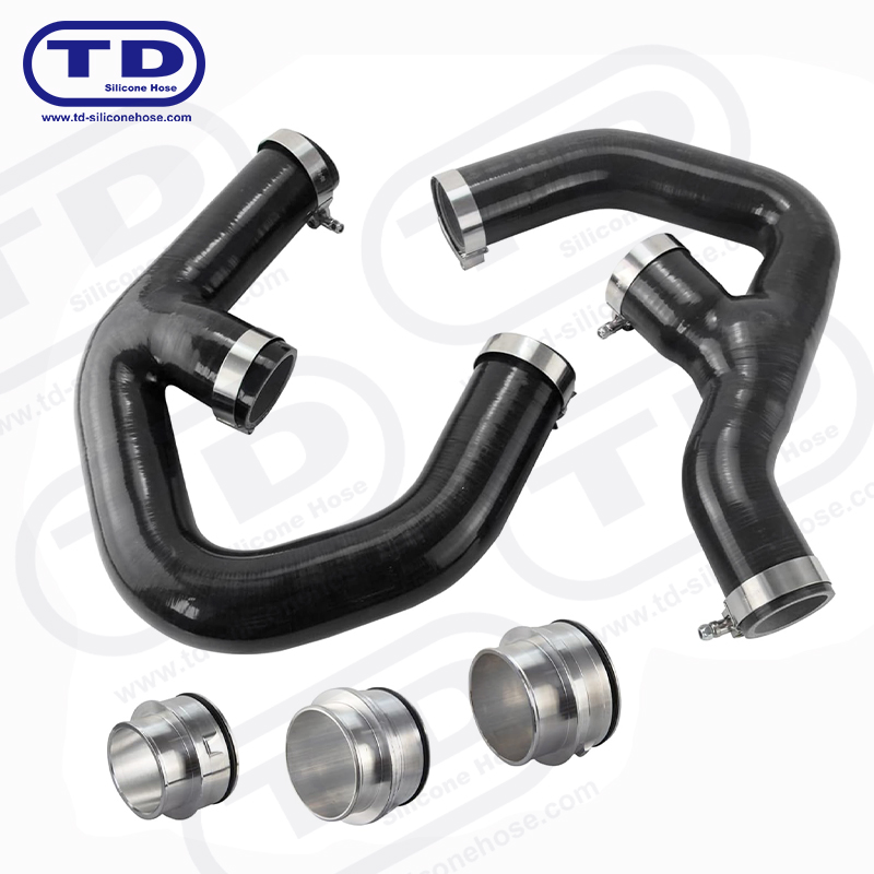 Accesorio de aluminio para manguera de silicona