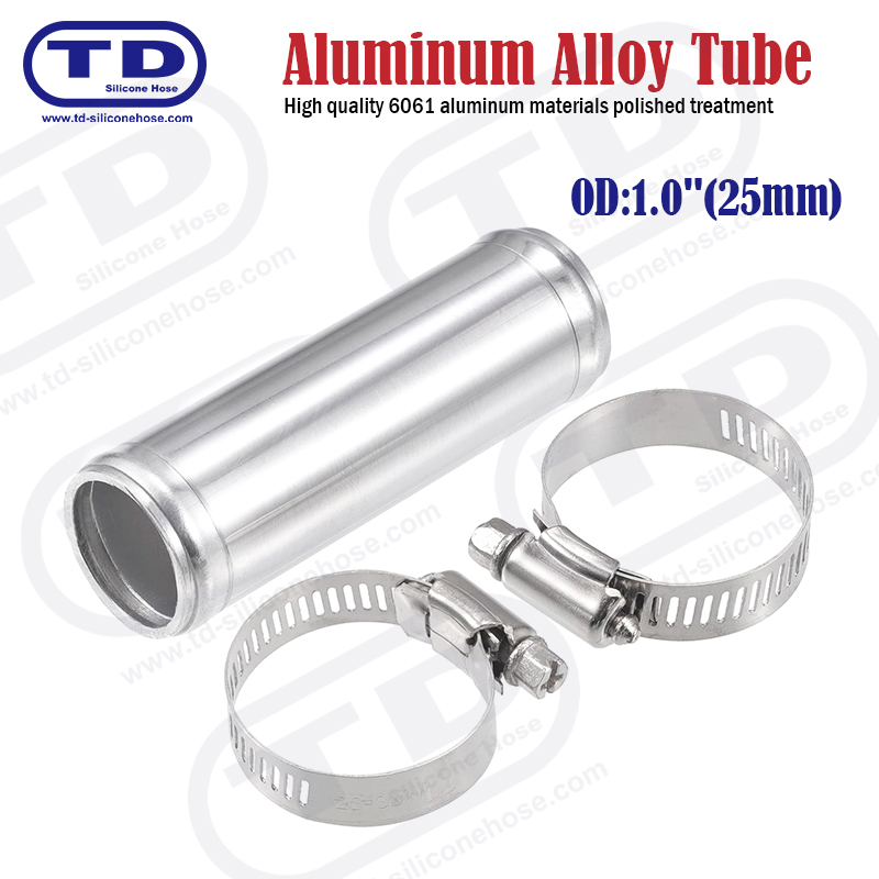 Tubo de aluminio OD: 25 mm L: 76 mm