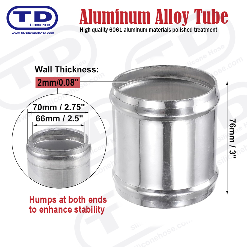 Tubo de aluminio OD: 2,75